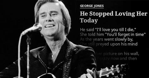 He Stopped Loving Her Today - A Timeless Country Ballad That Whispers Regret and Soars With Unrequited Love